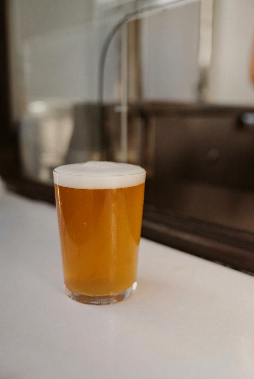 Frisch gezapftes Barnimer Landbier